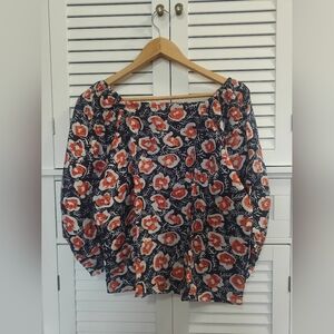 Floral Off-Shoulder Women's Top